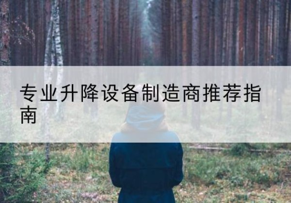 大渡口区电动剪叉升降平台厂家-专业升降设备制造商推荐指南